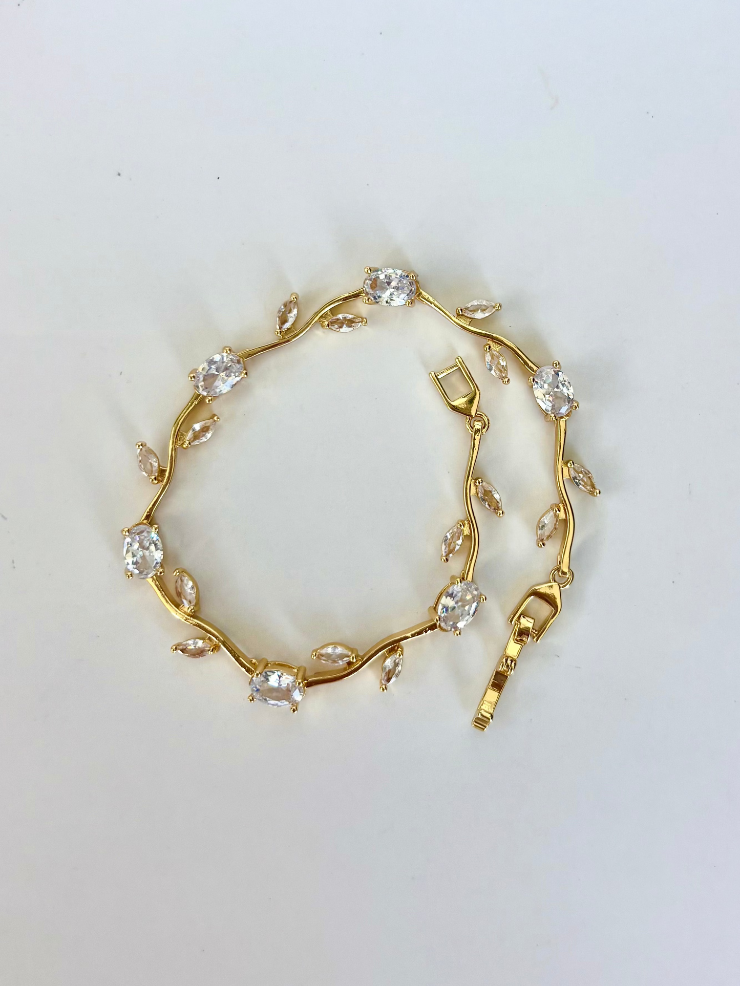 Petal Flower Gold Bracelet