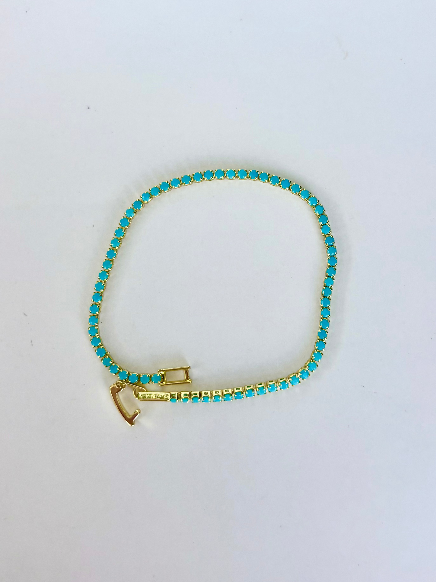 Dainty Turquoise Gold Bracelet