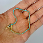 Dainty Turquoise Gold Bracelet