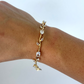 Petal Flower Gold Bracelet