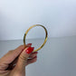 The Phoenix Gold Staple Bangle