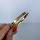 The Phoenix Gold Staple Bangle