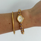 Jo Violet Vintage Purple Diamond Gold Women’s Watch Dainty
