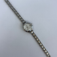 Rare Vintage Silver Toned Round Dial Womens Watch