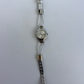 Rare Vintage Silver with Green Detail Womens Watch