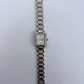 Rare Vintage Rectangle Face Silver Womens Watch
