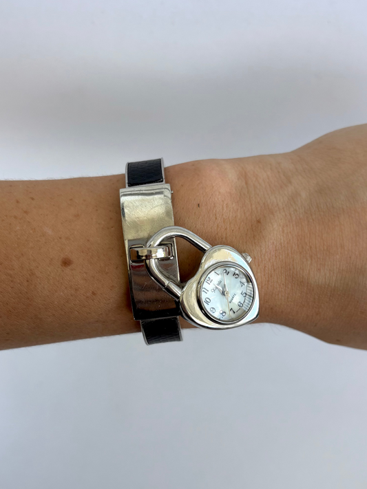 Rare Vintage Silver Padlock Wacth