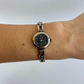 Rare Vintage Carriage Silver Round Black Dial Watch