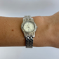 Rare Vintage Classic Round Dial Silver Womens Watch