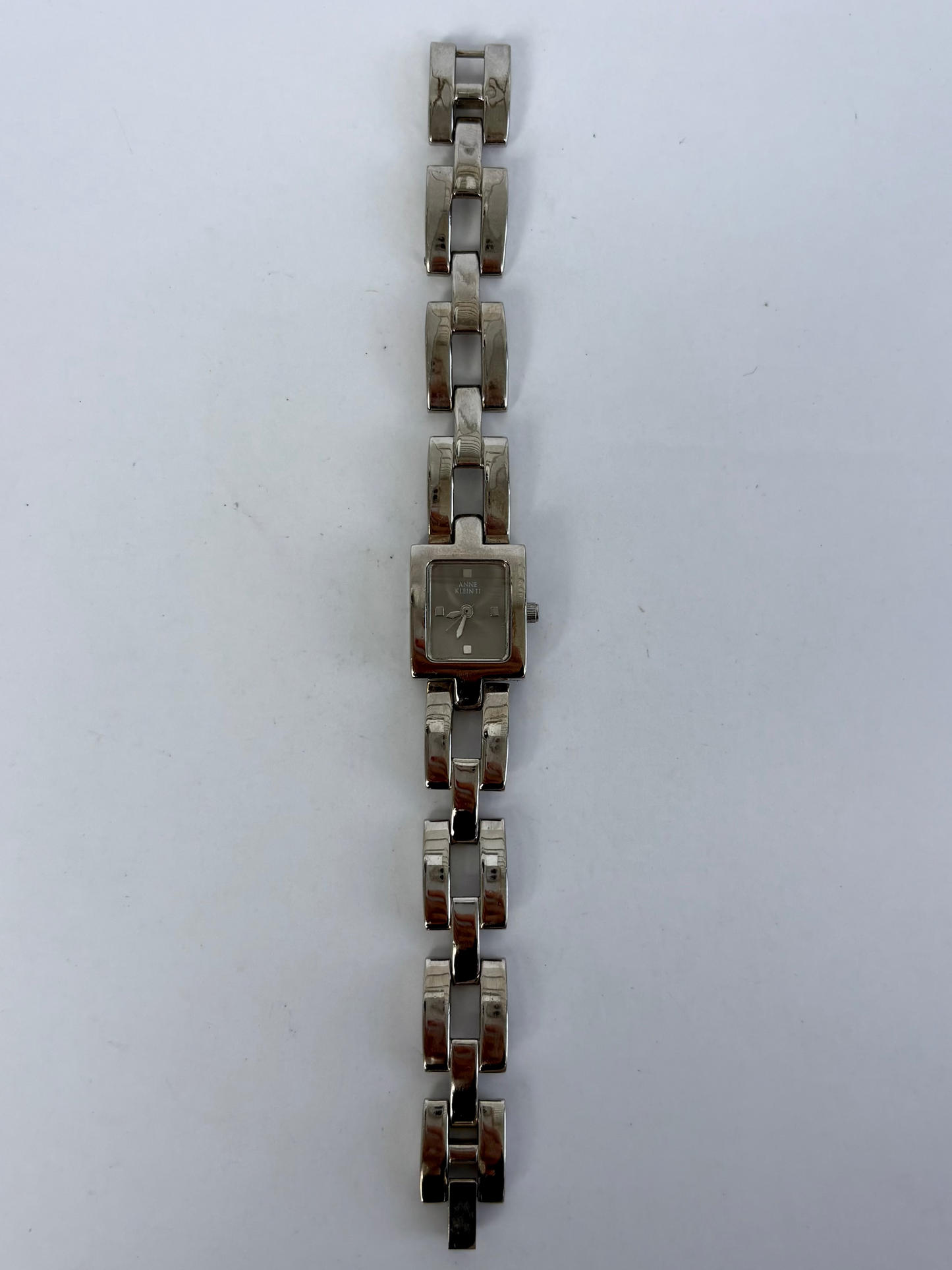 Rare Vintage Grey Dial Silver Watch