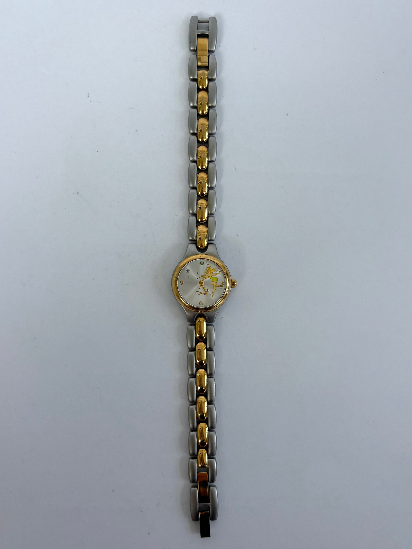 Rare Vintage Tinker Bell Two Toned Womens Watch
