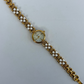 Vintage Inspired Pearl Detail Gold Womens Watch