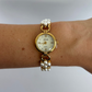 Vintage Inspired Pearl Detail Gold Womens Watch