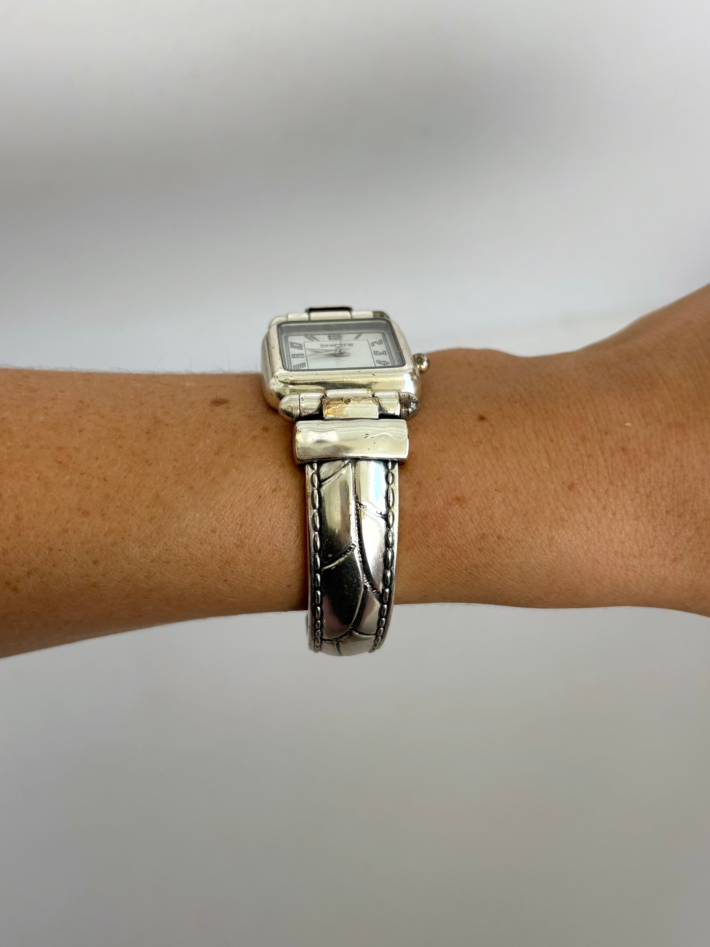 Rare Vintage Y2k Silver Cusp Womens Watch