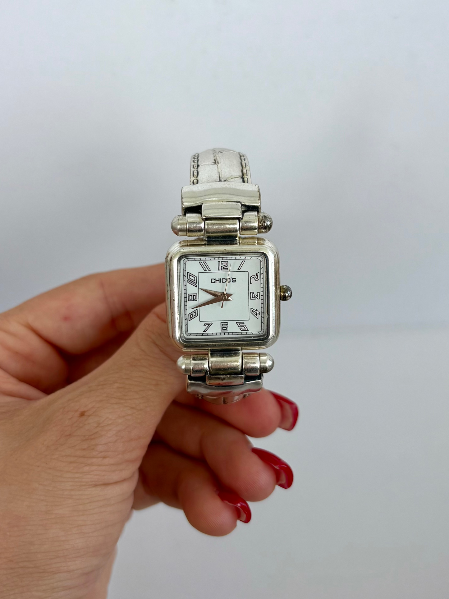 Rare Vintage Y2k Silver Cusp Womens Watch