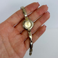 Rare Vintage Silver and Gold Shell Womens Watch