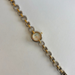Rare Vintage Loop Detail Gold & Silver Two Toned Dainty Womens Watch