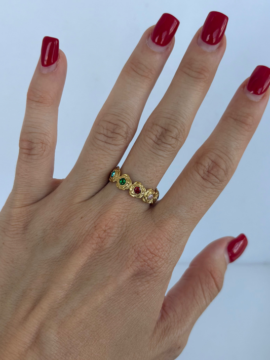 Garden Heirloom Ring 18k Gold