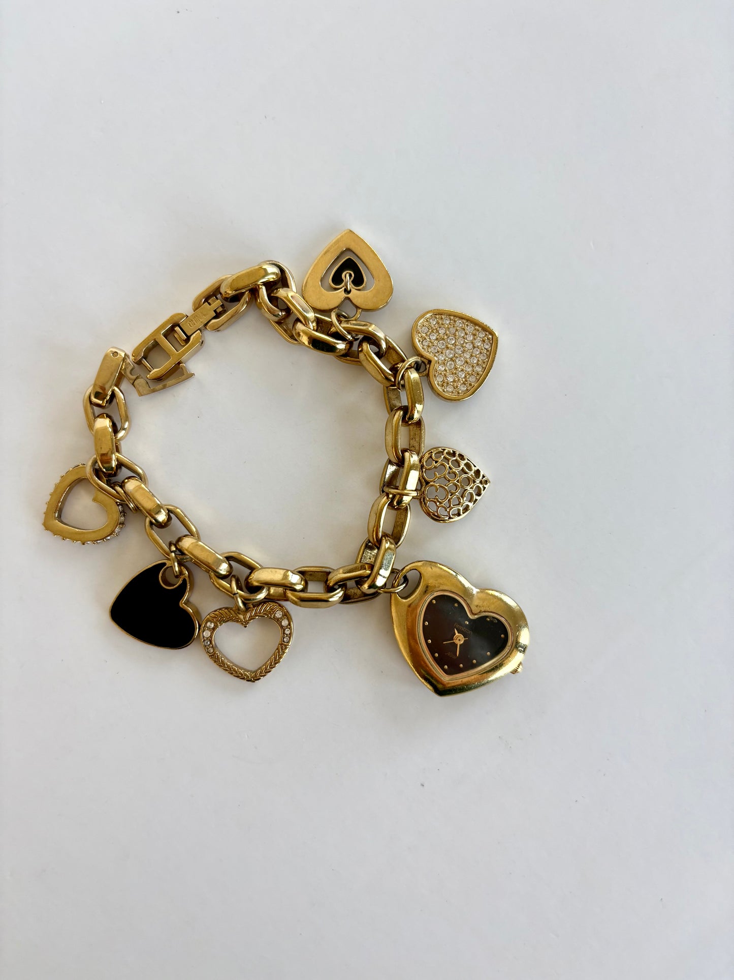 Rare Vintage Gold Toned Bracelet Womens Watch