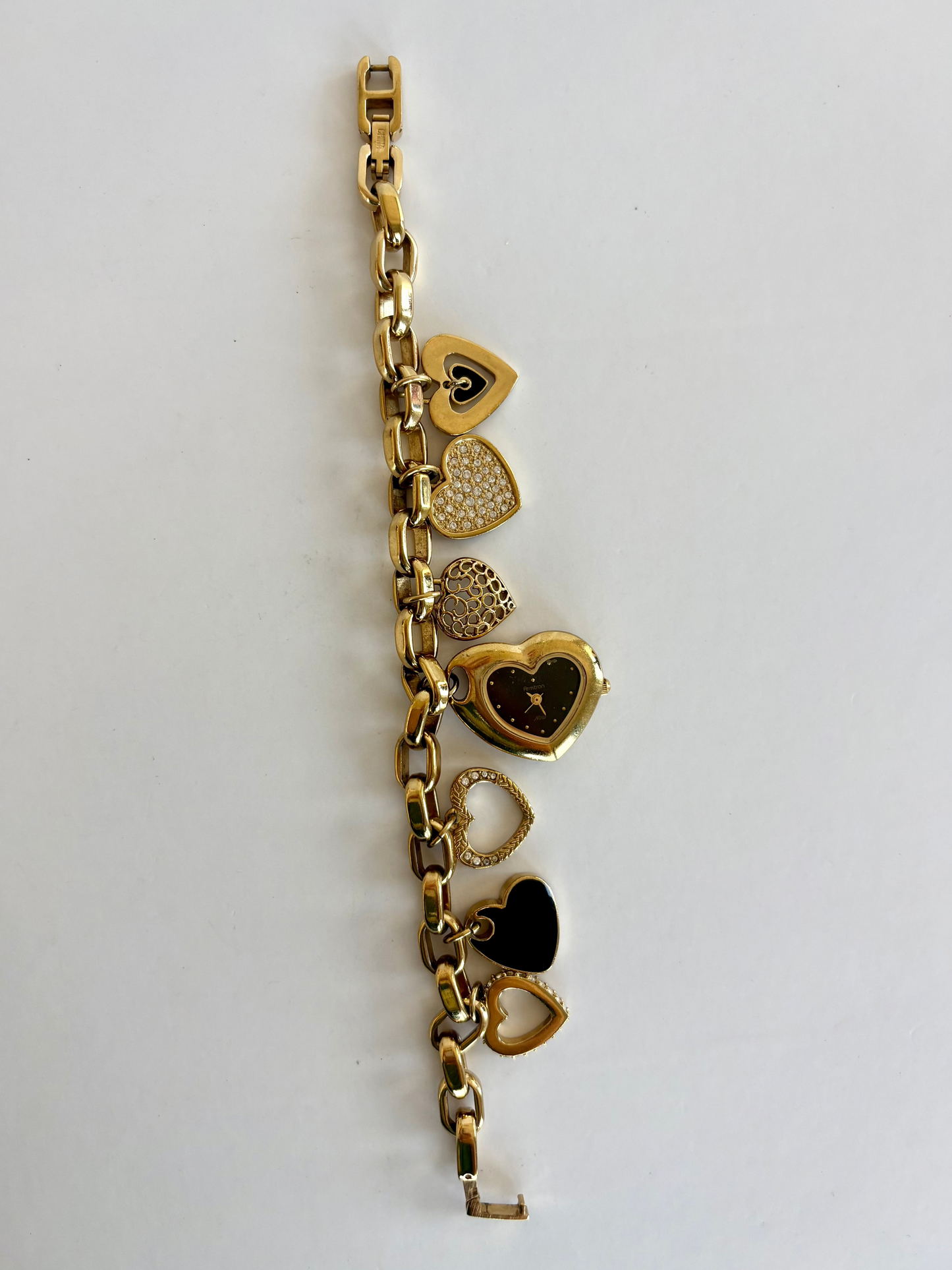 Rare Vintage Gold Toned Bracelet Womens Watch