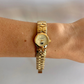 Rare Vintage Gold Toned Swan Womens Watch