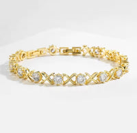 Cece Gold Toned Diamond Detail Bracelet