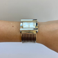 Rare Vintage Chunky Gold & Silver Two Toned Womens Watch
