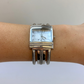 Rare Vintage Chunky Silver Womens Watch