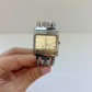 Rare Vintage Chunky Silver Womens Watch