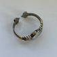 Rare Vintage Circle Face Gold & Silver Two Toned Face Womens Watch
