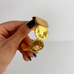 Sun Burst 18k Gold Cuff