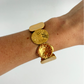 Sun Burst 18k Gold Cuff