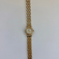 Rare Vintage Circle White Dial Womens Watch