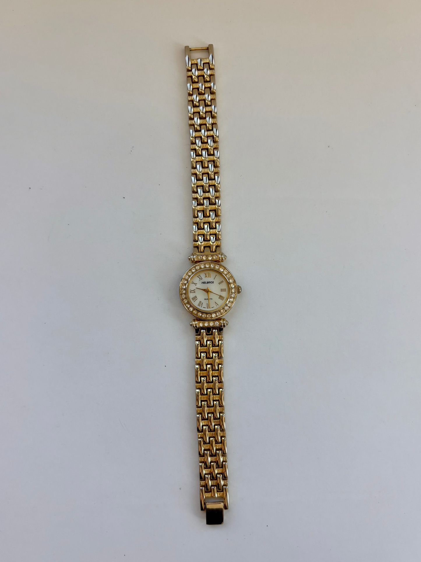 Rare Vintage Circle White Dial Womens Watch