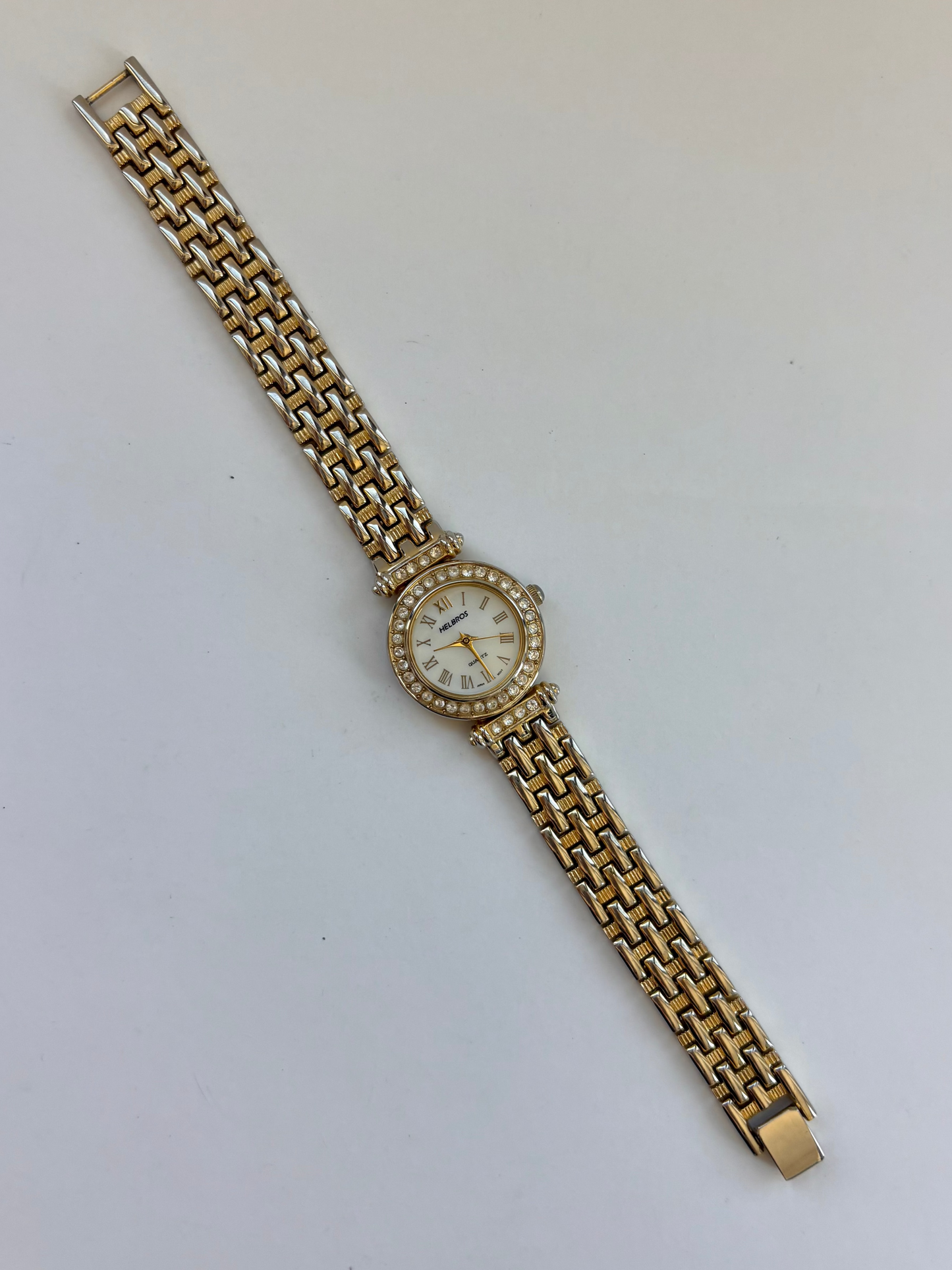 Rare Vintage Circle White Dial Womens Watch