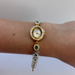 Vintage Inspired Dainty Green Detail Womens Watch
