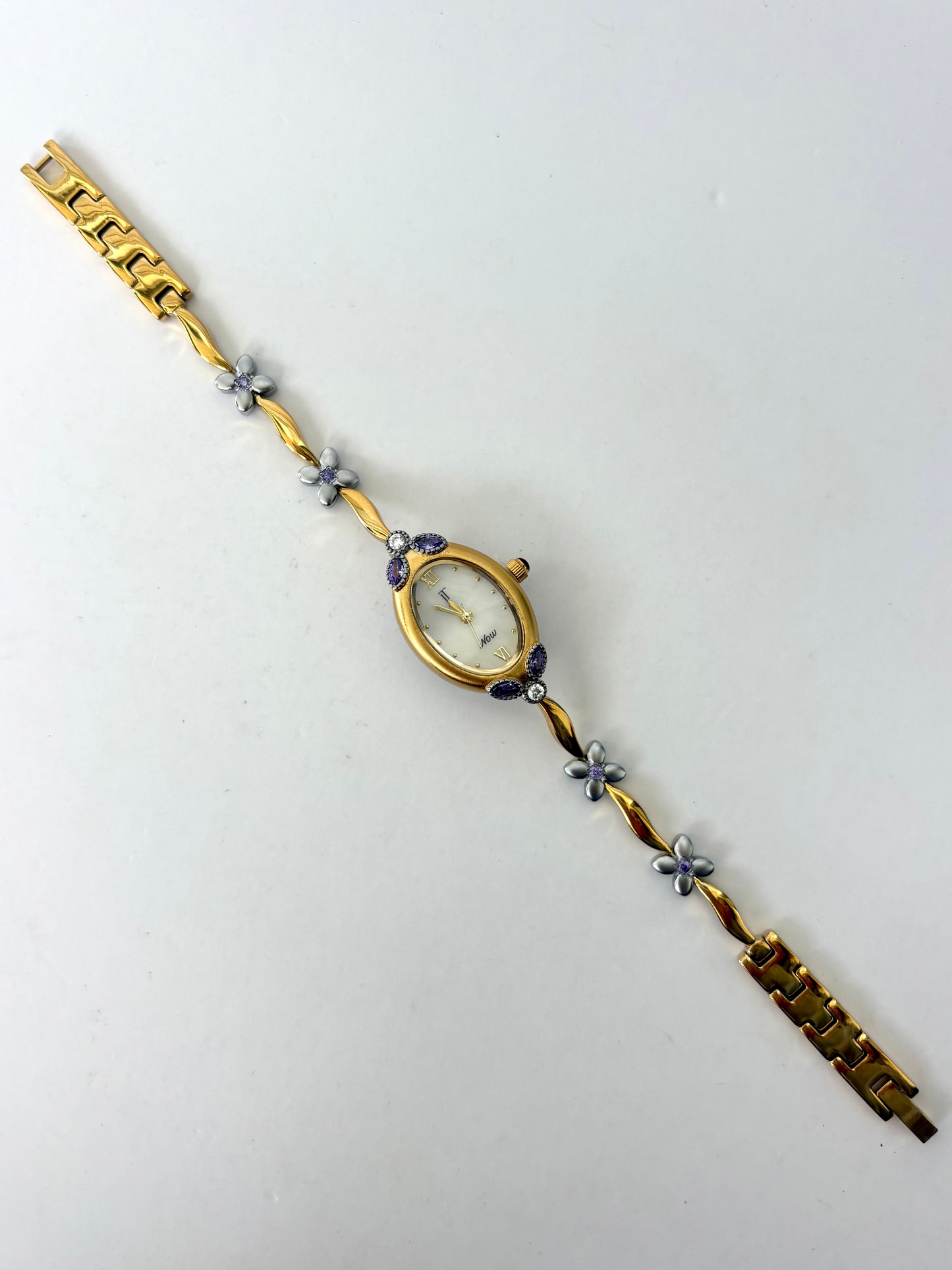 The Jo Lavender Flower Dainty Womens Watch