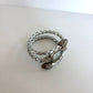 Rare Vintage Silver Twist Detail Womens Watch