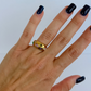 Colorful StarGaze Ring 18k Gold