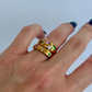 Colorful StarGaze Ring 18k Gold