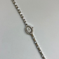 Rare Vintage Bulova Oval Diamond Silver Toned Womens Watch