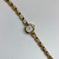 Rare Vintage Circle Diamond Gold Toned Womens Watch