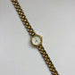 Rare Vintage Circle Face Silver & Gold Two Toned Womens Watch