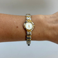 Rare Vintage Seko Gold & Silver Two Toned Womens Watch