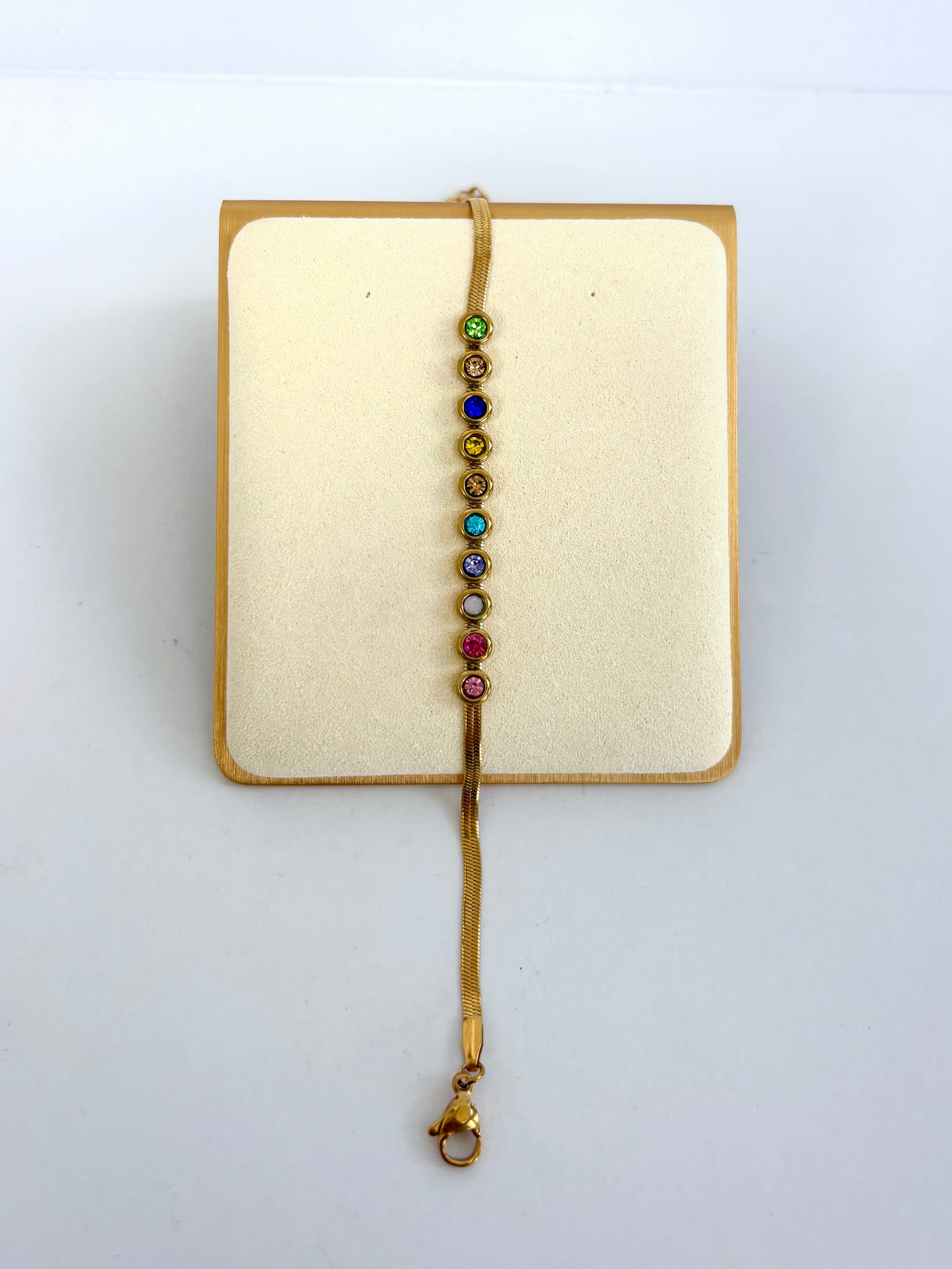 Colorful Jewel Tennis Bracelet
