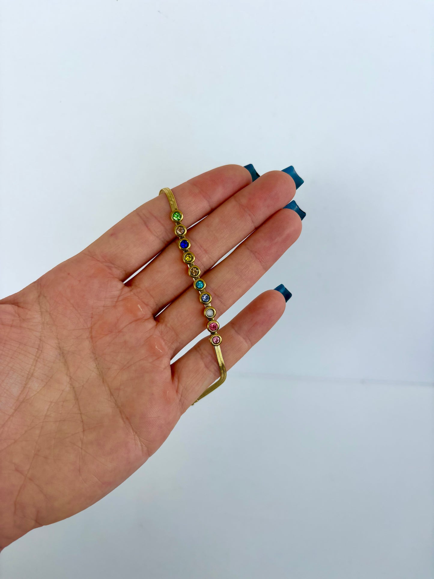 Colorful Jewel Tennis Bracelet