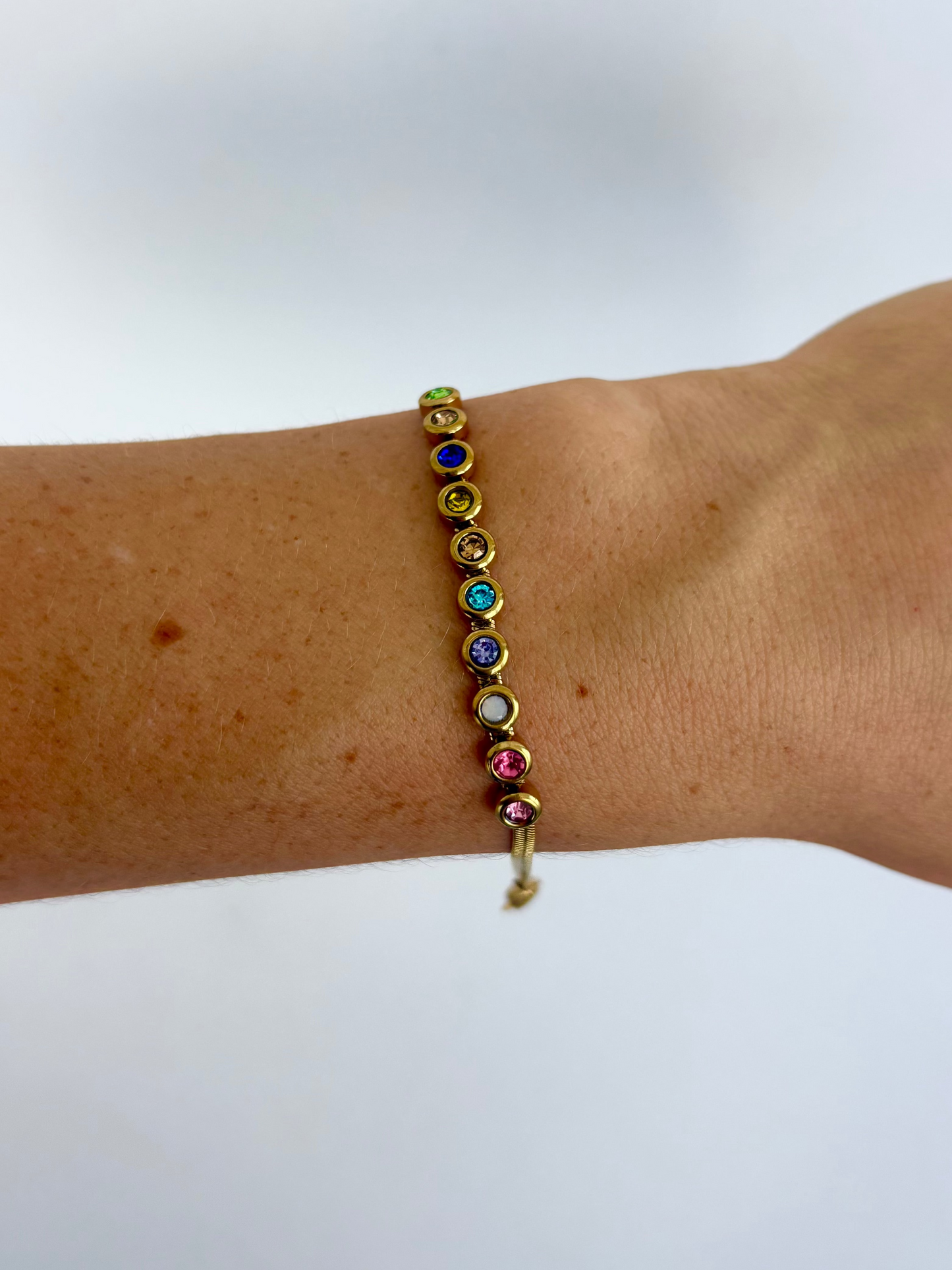 Colorful Jewel Tennis Bracelet