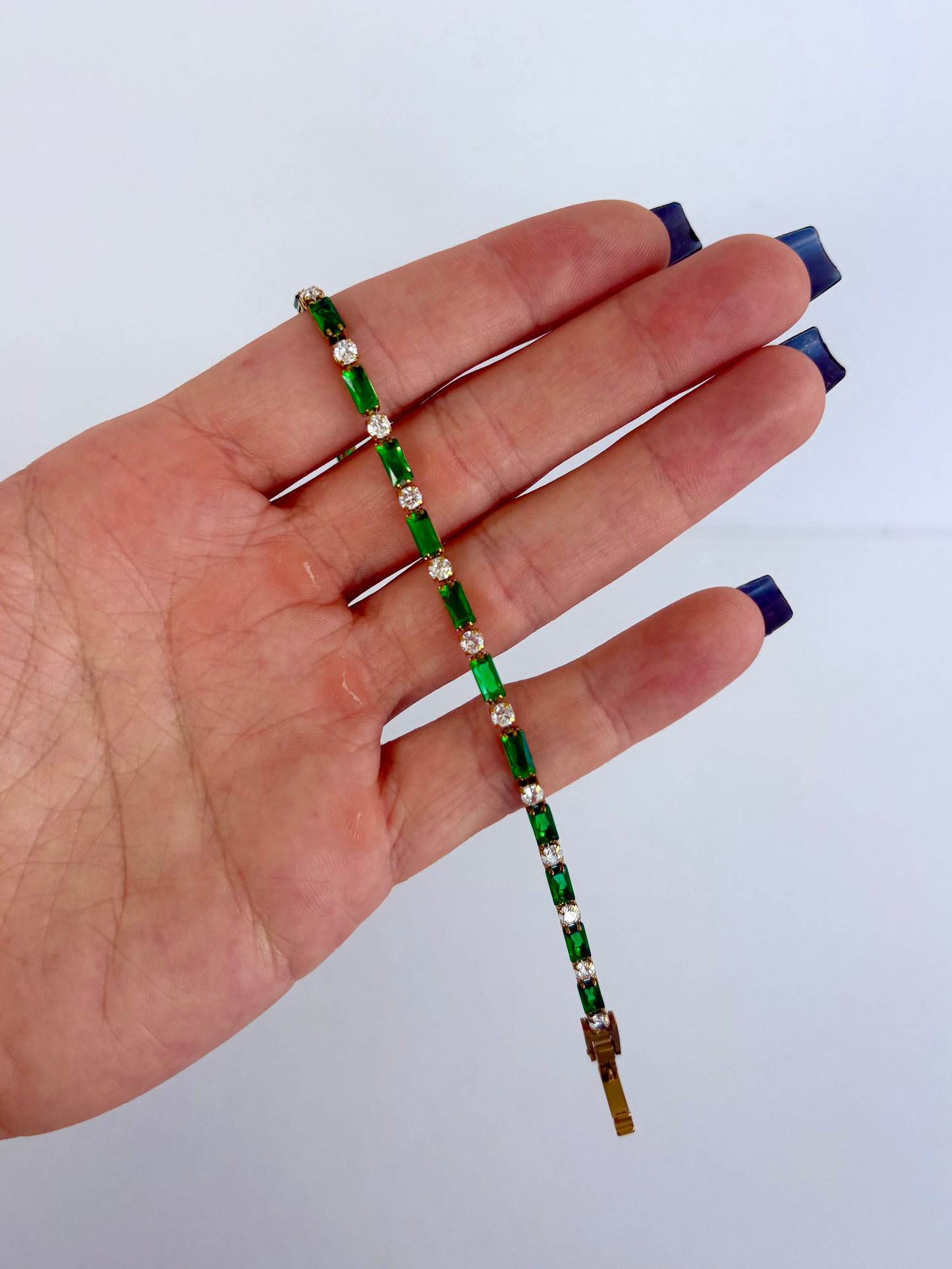 Emerald Tennis Bracelet