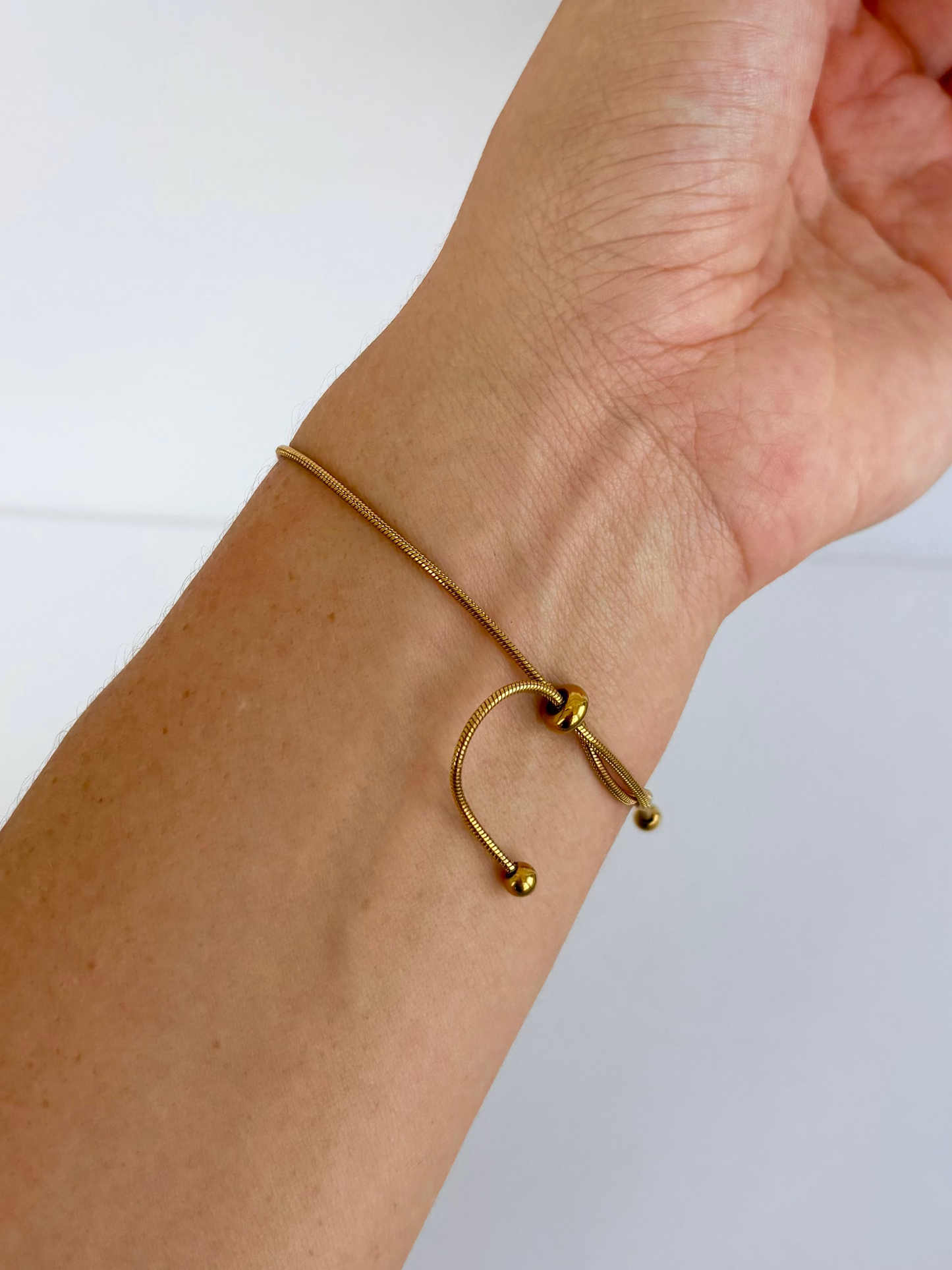 Delicate Gold Snake Bracelet