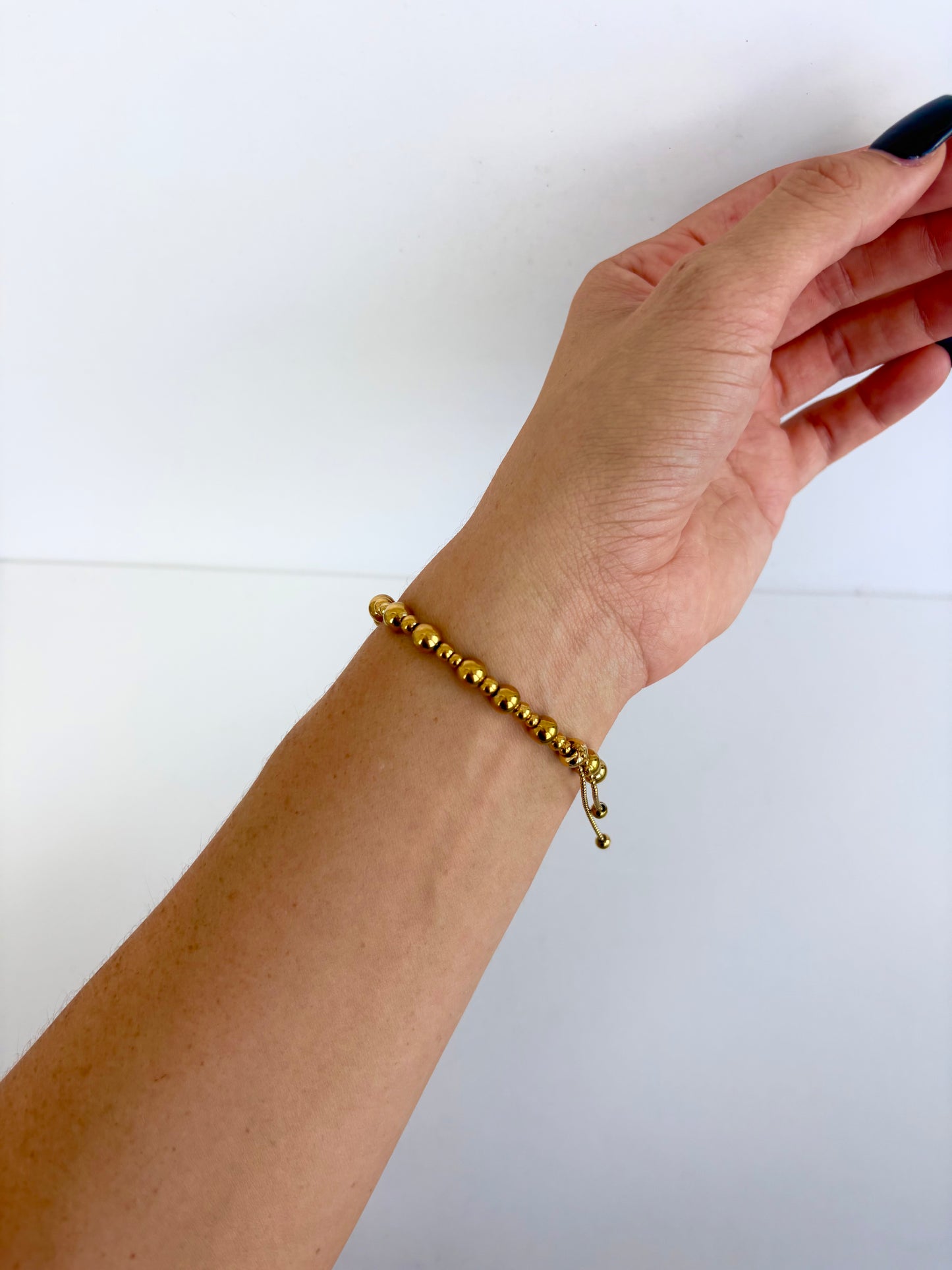 Gold Bead Bracelet